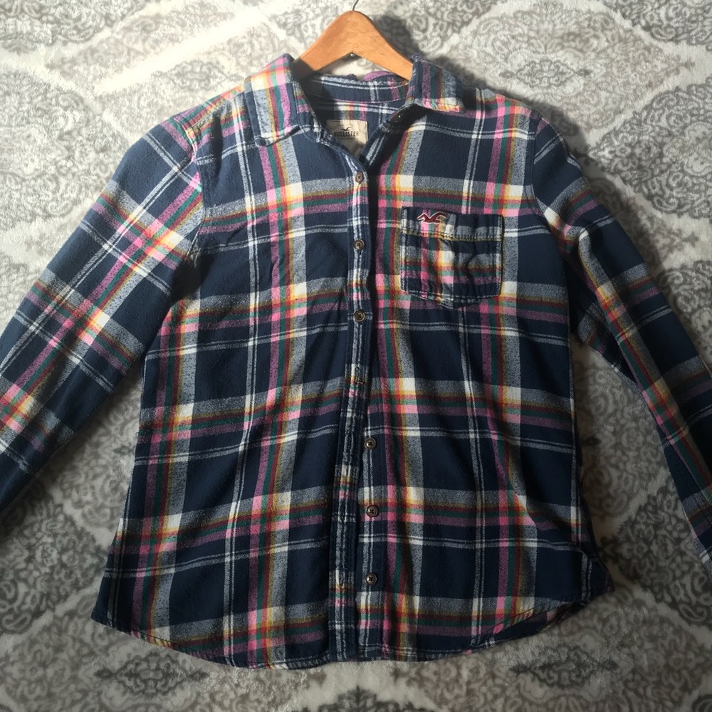 Hollister Plaid Sweater